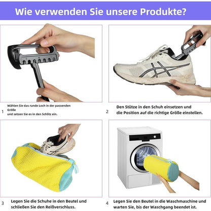 JEYTIFUL Schuhwaschbeutel 360° Reinigung für Washer and