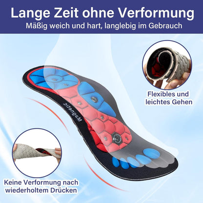 Audasi Magnetische Einlegesohlen Massage Schuheinlagen Orthopädisch