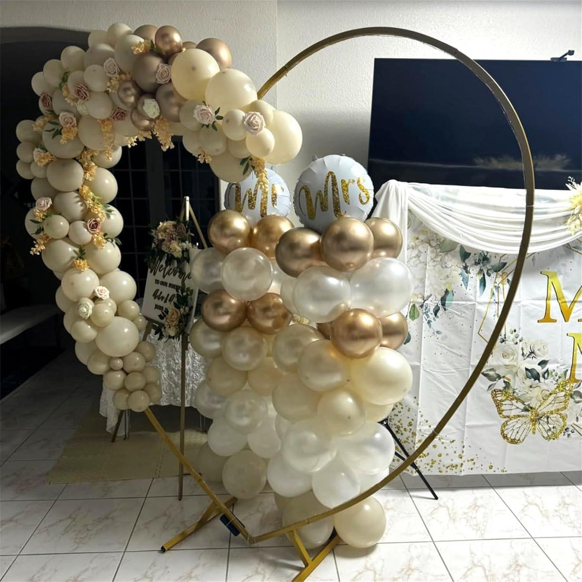 Luftballons Beige Gold 60 Stück 12 Zoll Retro für Geburtstag, Hochzeit, Babyparty