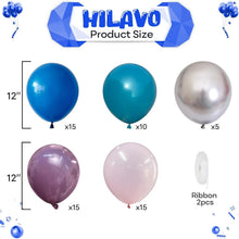 60x Luftballon Blau Lila Rosa Metallic Silber Pink Pastell