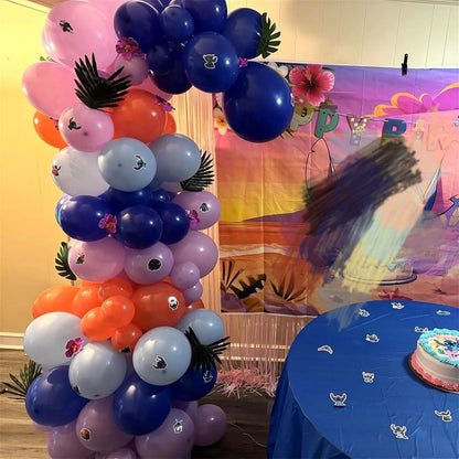 60x Latex Ballons Blau Lila Rosa Metallic Silber 12'' für Party Deko