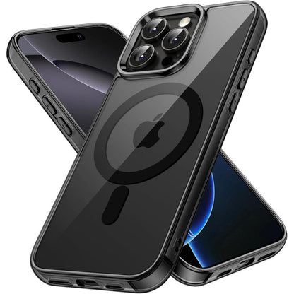 Magnetische Hülle für iPhone 16 Pro 6,3 Zoll mit MagSafe, transparent