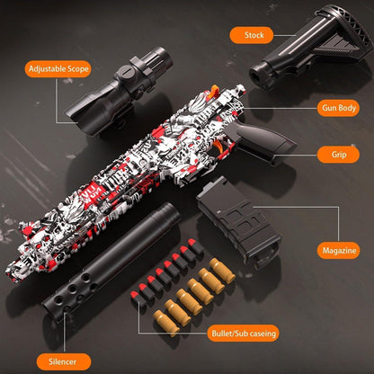 Kinder Spielzeug Pistole Soft Bullet Gun Schaumstoff M416 Toy Gun 6+ Kindergeschenke
