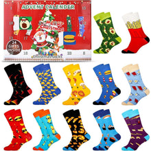 Jeasona Weihnachtskalender Kinder Socken 35-38