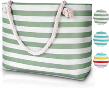 Große Wasserdichte Strandtasche mit Reißverschluss und Taschen für