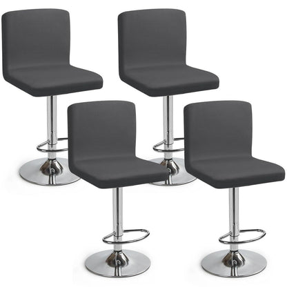 Barhocker-Schonbezug Set Dunkelgrau – 4er Pack