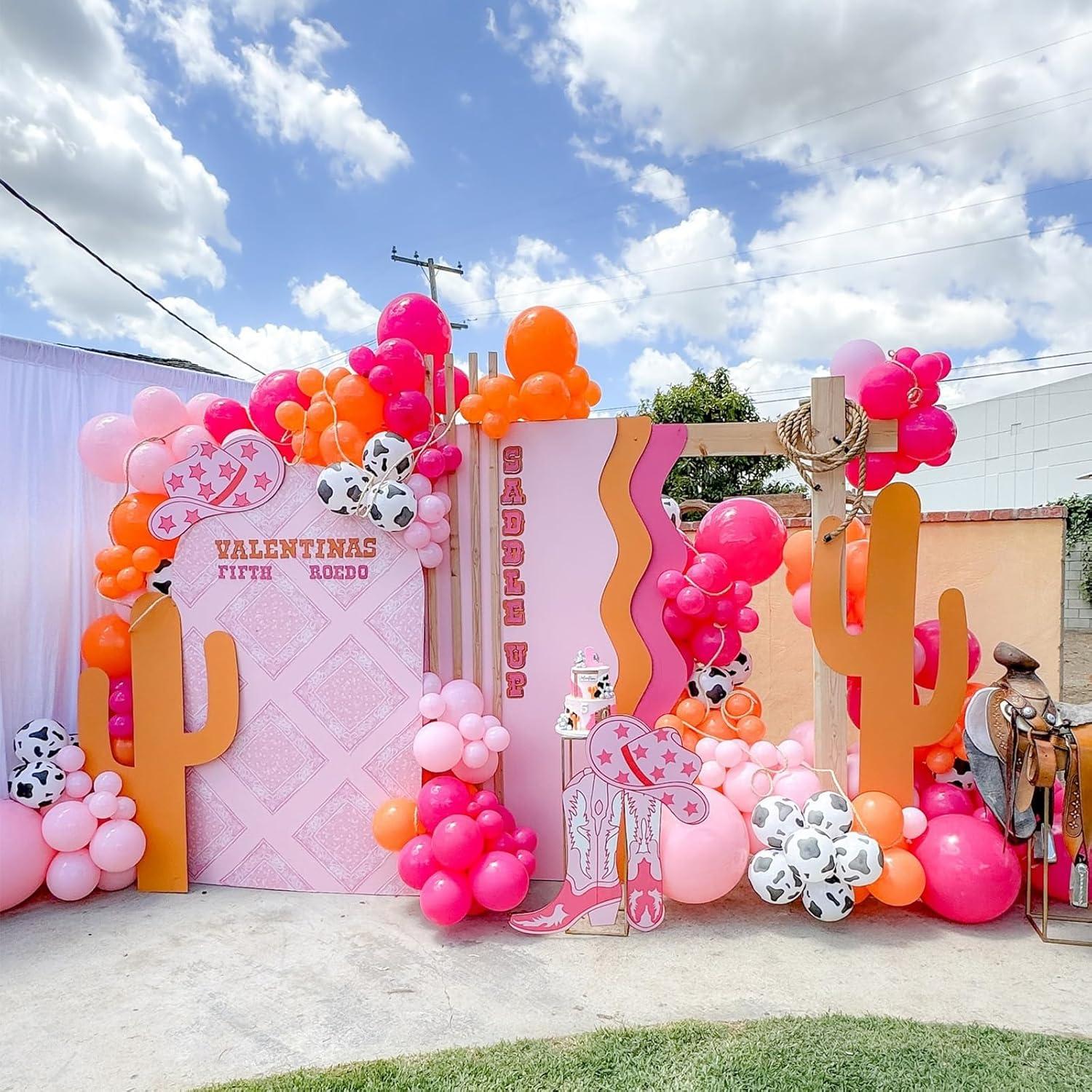 Luftballons 12 Zoll Rosa Orange Gelb 60 Stück Party Deko Feuerwehrauto