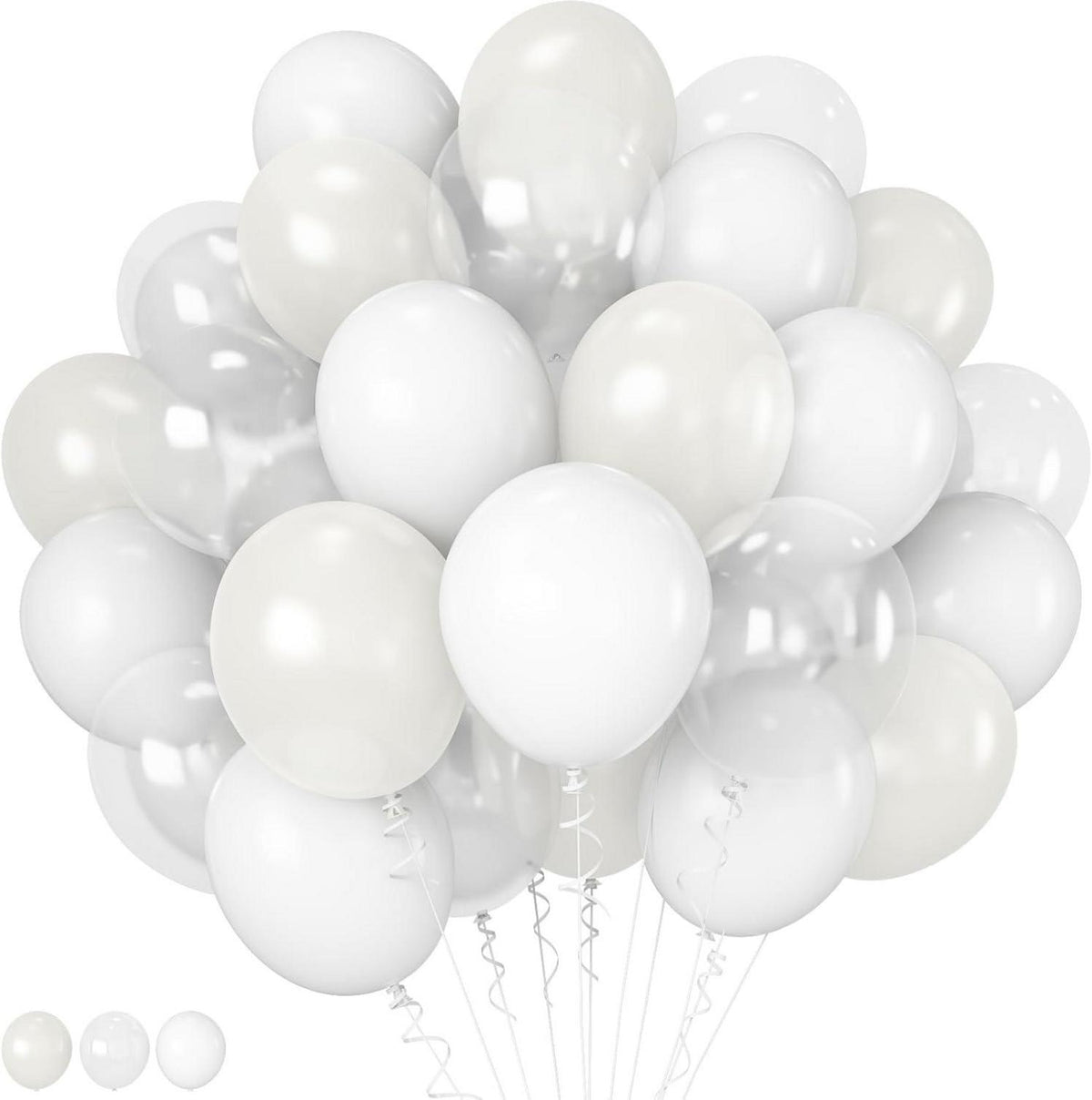 Hochzeit Luftballons Weiß 12 Zoll Party Helium Ballons
