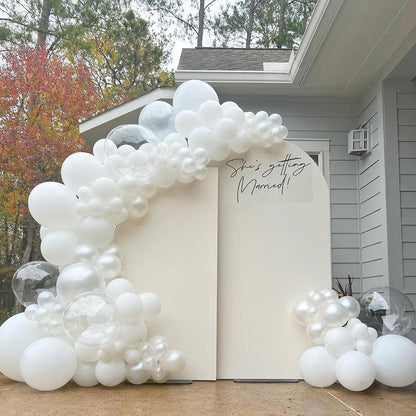 12x Hochzeit Luftballons Weiß Perlweiß Latex Helium Party Deko