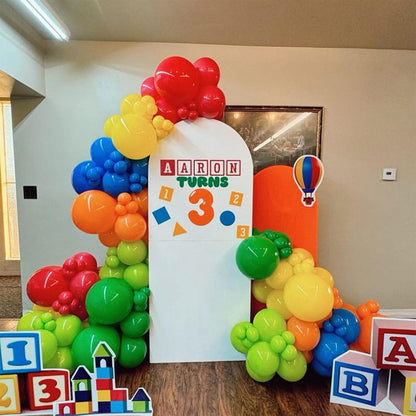 Luftballons Blau Gelb Rot Grün 12 Zoll Paw Story Regenbogen Party Deko