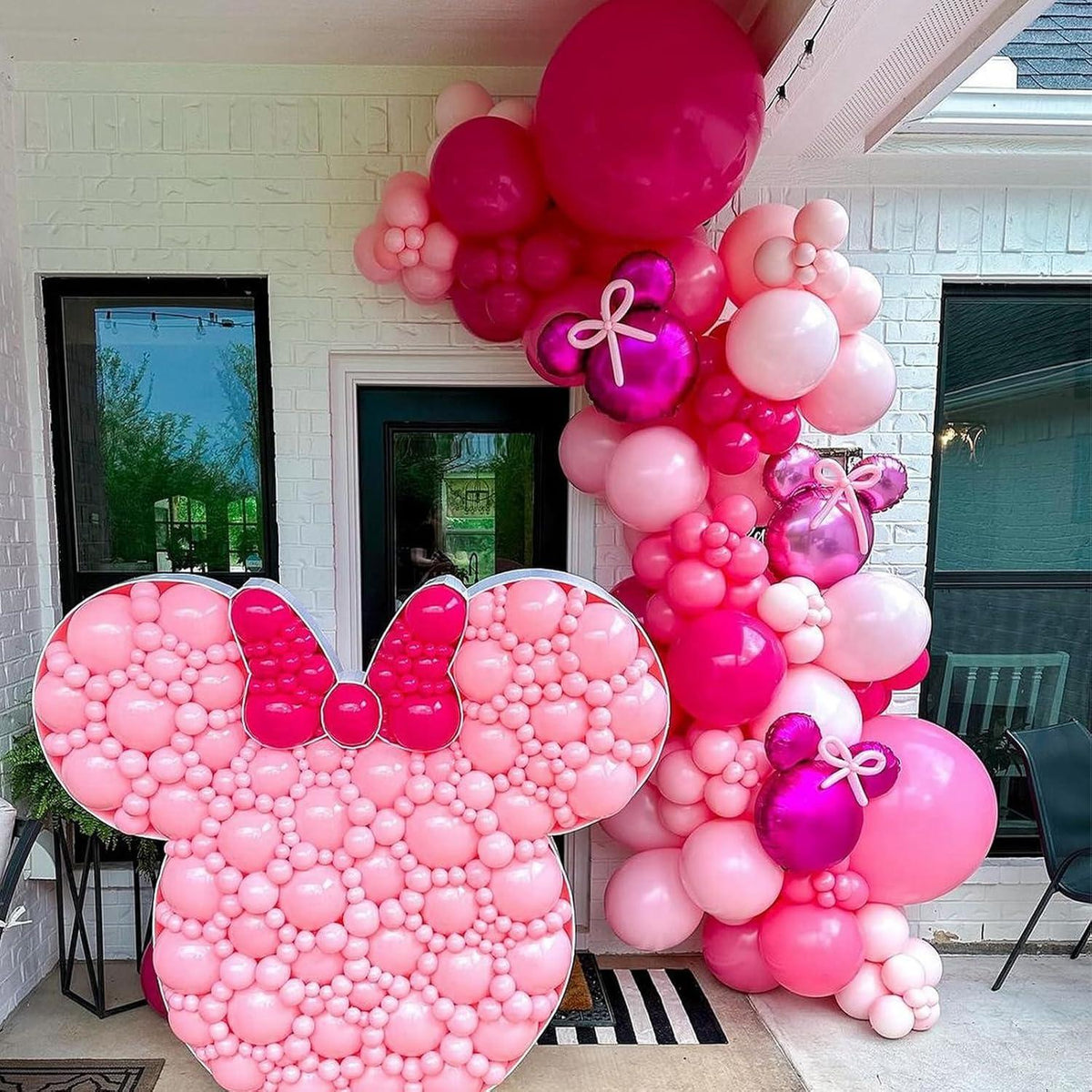 Pinke Rosa Ballons Set Mädchen Helium Party Deko 12 Zoll