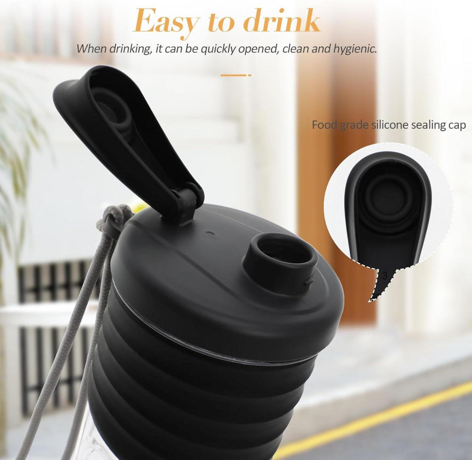 Premium Protein Shaker 700ml Schwarz