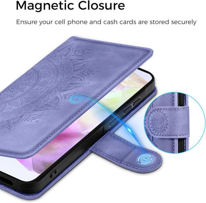 Samsung Galaxy A35 Flip Wallet Lederhülle mit Standfunktion und Magnetverschluss