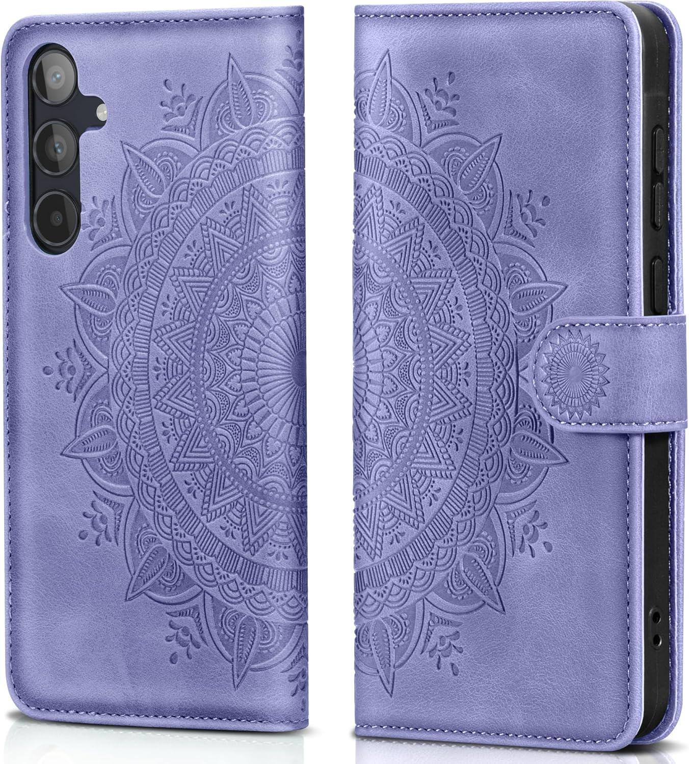 Samsung Galaxy A35 Flip Wallet Lederhülle mit Standfunktion und Magnetverschluss