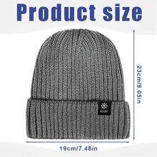 Warme Strickmütze Thermo Beanie für Damen und Herren