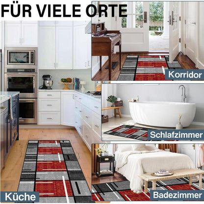 WTHYGB Teppich Läufer Flur rutschfest 60x120 cm Waschbar