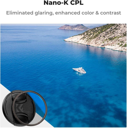 58mm CPL Filter für Foto-Kameraobjektive mit Objektivdeckel