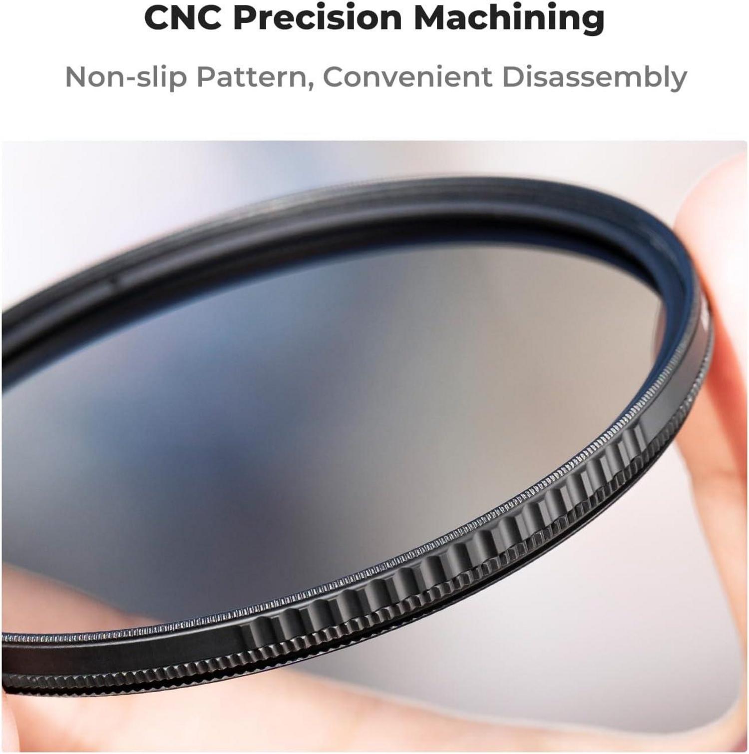 77mm CPL Polfilter mit Objektivdeckel, Halteband Nano-Beschichtung