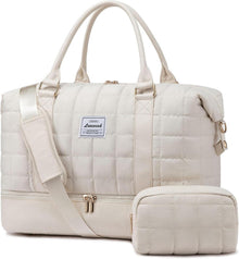 Reisetasche Damen Leicht Puffer Weekender Tasche Krankenhaustasche für