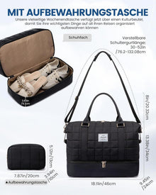 Leichte Reisetasche Damen, Weekender mit