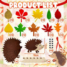 MQIAN Igel Herbst Bastelset für Kinder DIY Herbstdeko mit