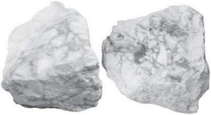 Große Weiße Howlith Rohsteine 4.5-5.5 cm Natürliche Kristalle