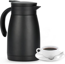 Isolierkanne Edelstahl 750ML doppelwandige Vakuum Kaffeekanne Teekanne