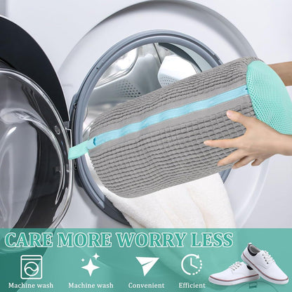 Schuhwaschbeutel für Waschmaschine - Plüsch mit