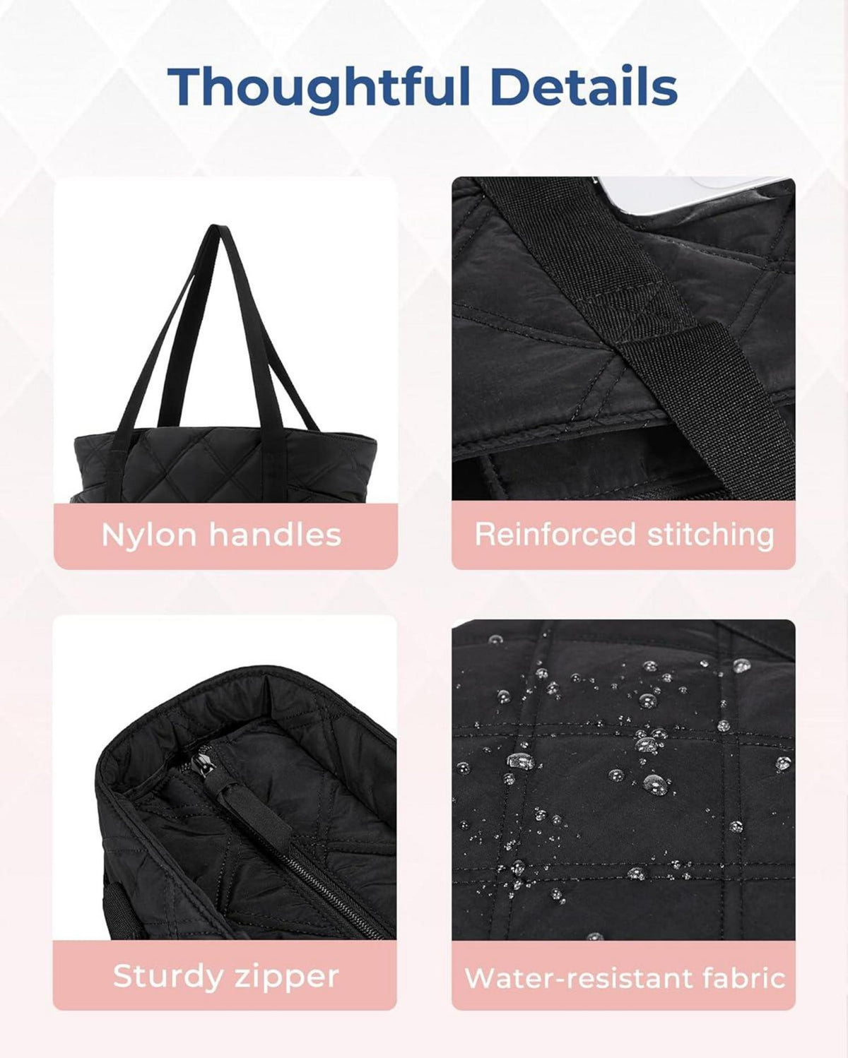 Große Handtasche Damen Wasserdicht 24L Reise Fitness Sporttasche