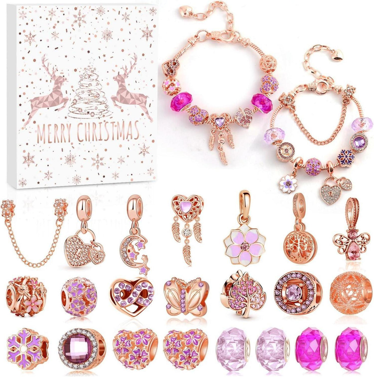 Adventskalender Mädchen Frauen Rosa 2024