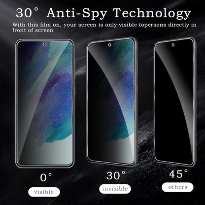 2x Blickschutzfolie + Kameraschutz Samsung Galaxy S21 FE 5G - 9H
