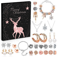 Adventskalender Schmuck 2024 Damen Mädchen Silber Armband