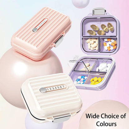 Pillendose Tablettenbox 7 Tage Reise Pillen Organizer Palette