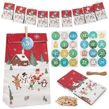 Adventskalender 2024 zum Befüllen für Kinder und Erwachsene