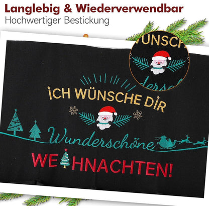 2024 Adventskalender zum Befüllen Wandteppich 70x130cm
