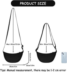 Crossbody Schultertasche Damen Halbmond Hobo Messenger Bag