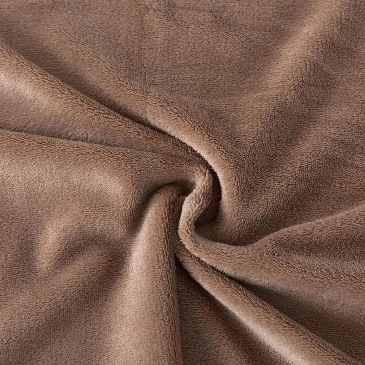 Flauschige Bettwäsche 155x220 cm, 2-tlg. Set, Kaffeebraun