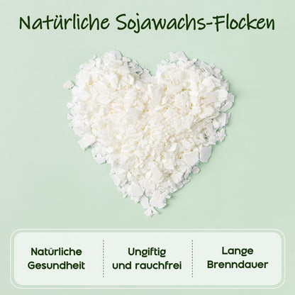 Sojawachs Flocken 9kg - Natürliches Wachs für Kerzen