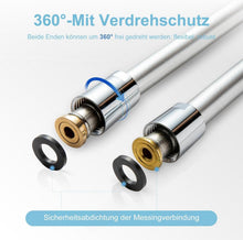 Brauseschlauch Duschschlauch 2m Silber PVC Hochdruck Ersatz