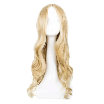 Blonde Lockige Perücke 27.55 Zoll – Cosplay & Party Perücke