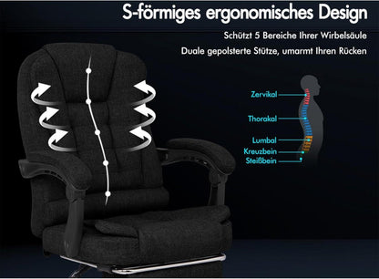 Ergonomischer Massage-Bürostuhl mit