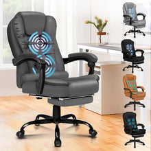 Ergonomischer Gaming-Bürostuhl mit Massagefunktion und hoher