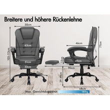 Ergonomischer Gaming-Bürostuhl mit Massagefunktion und hoher