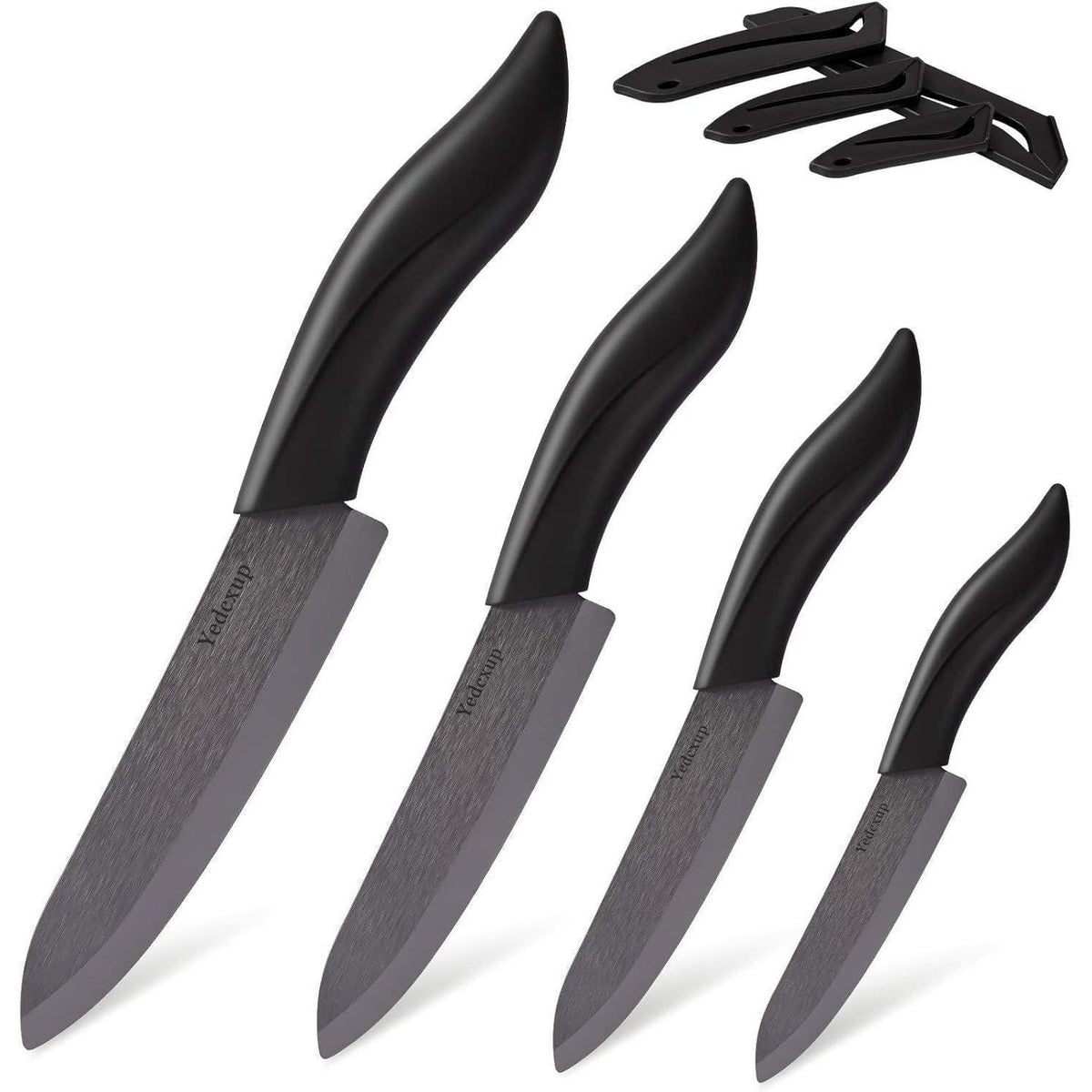 Keramikmesser Set 4-teilig – Scharfes Küchenmesser für Obst & Gemüse