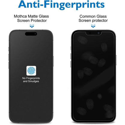 Mothca Matt Schutzfolie für iPhone 16 6,1 Zoll - 2X Matt