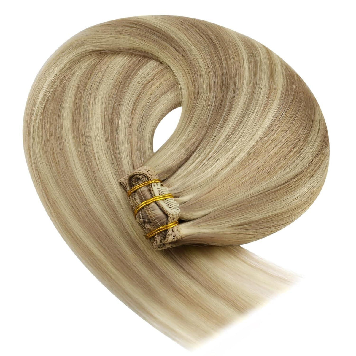 Blond Clip-in Echthaar Extensions 40cm – Volumengeber