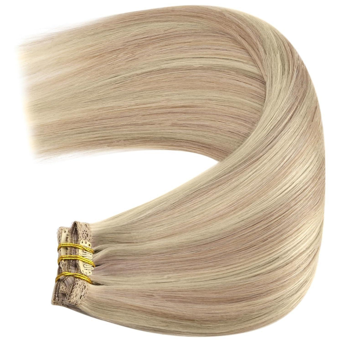 Echthaar Haarverlängerung 1-Clip #18/613, 45cm