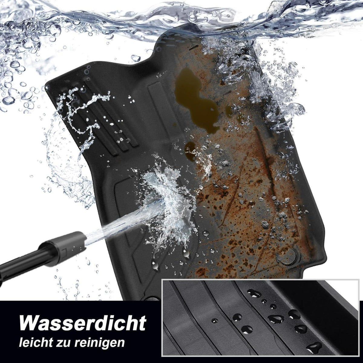 Fußmatten VW ID.7 2024-2026 | Passgenau, Kratzfest & Rutschfest