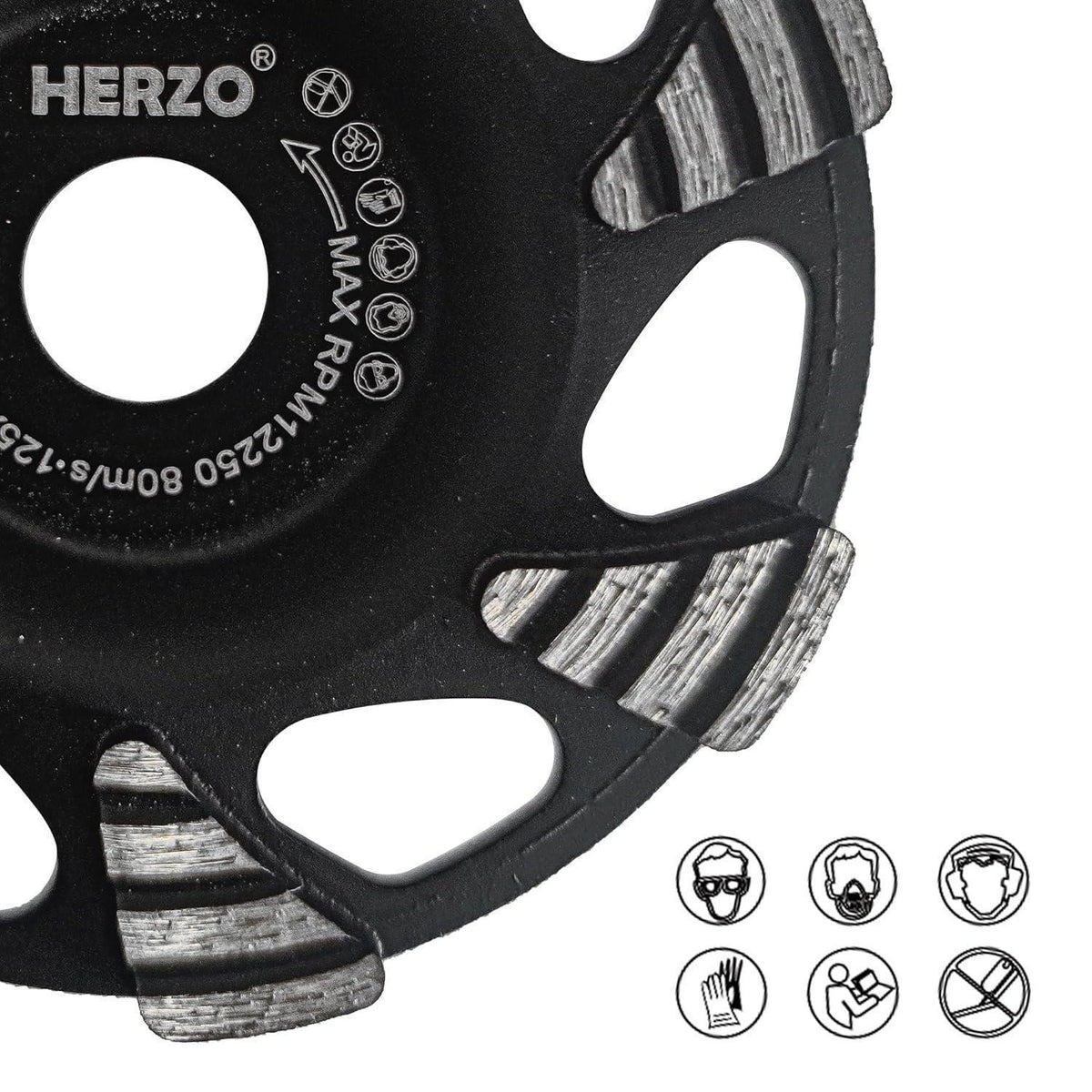 Diamant-Schleiftopf 125mm für Beton & Stein