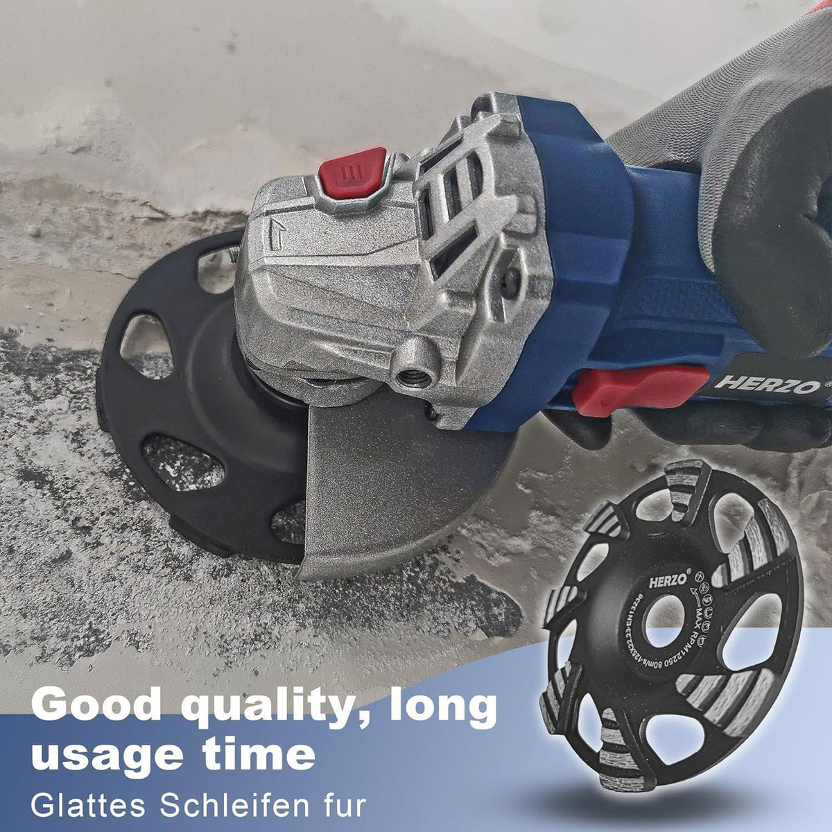 Diamant-Schleiftopf 125mm für Beton & Stein